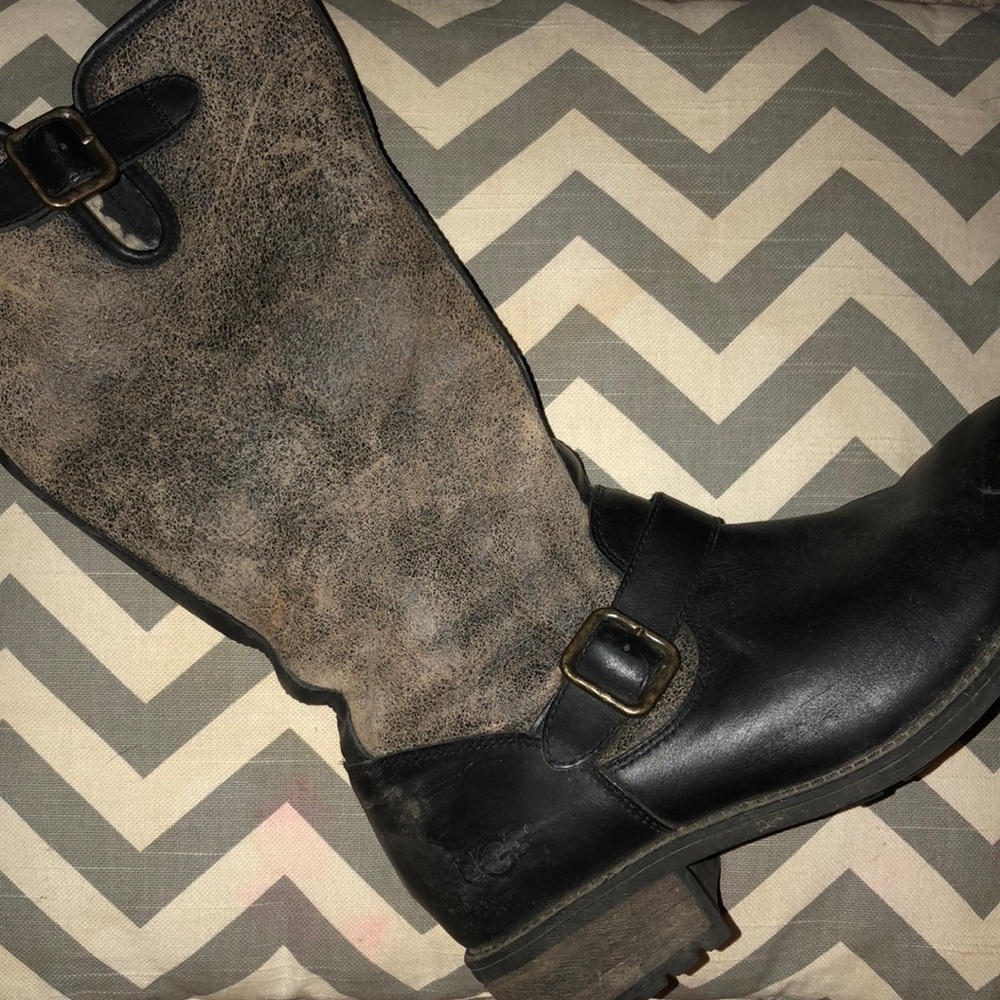 Leather ugg boots!